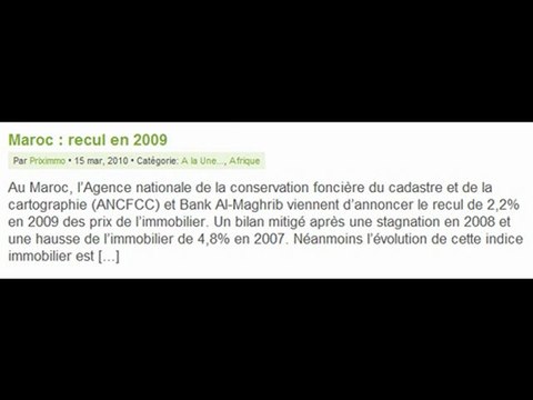 Trouver un logement - 21 mars 2010