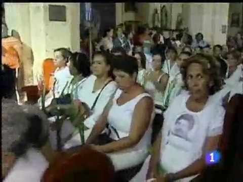Las Damas de Blanco en su sexto día de marchas pacíficas
