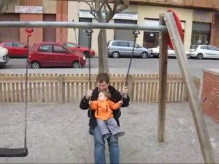 Balancoire avec Papa