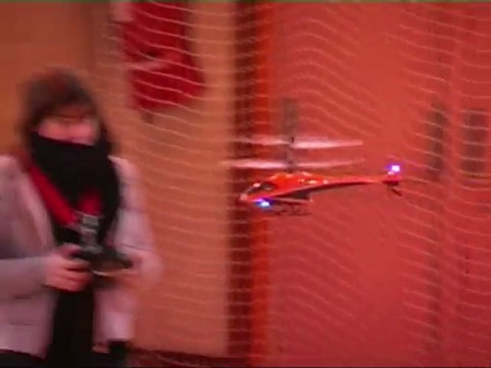 Emilie aux Toupets le 14-03-2010 avec son Lama V4