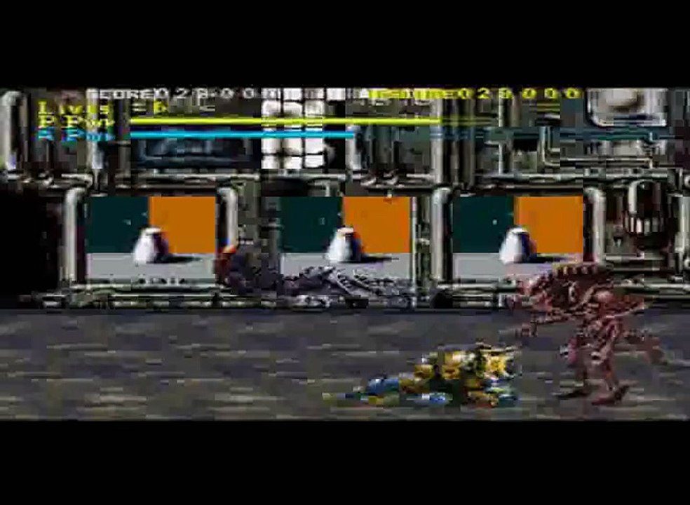 Retro-gaming Alien Vs Predator (SNES)