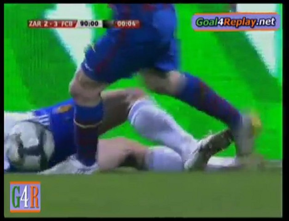 IBRAHIMOVIC 2-4 REAL SARAGOSSE FC BARCELONE