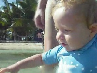 et plouf la tete dans l'eau