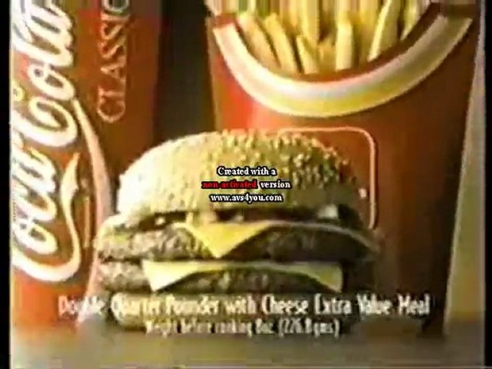 1994 McDonalds What We Want Commercial