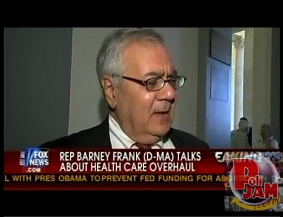 Barney Frank to Protester Durng Interview: "This Is FoxNews"