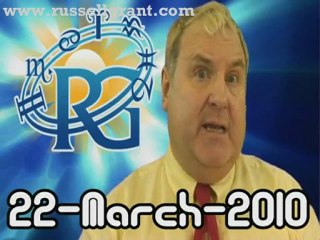 RussellGrant.com Video Horoscope Aquarius March Monday 22nd