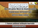 KORAN Deutsch-Übersetzung ( GERMAN ) Sura :99 - Die Zuckung