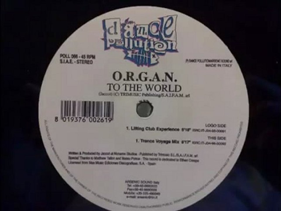 organ to the world - lifting club experience