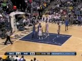 Kevin Durant follows through on the missed three-point shot