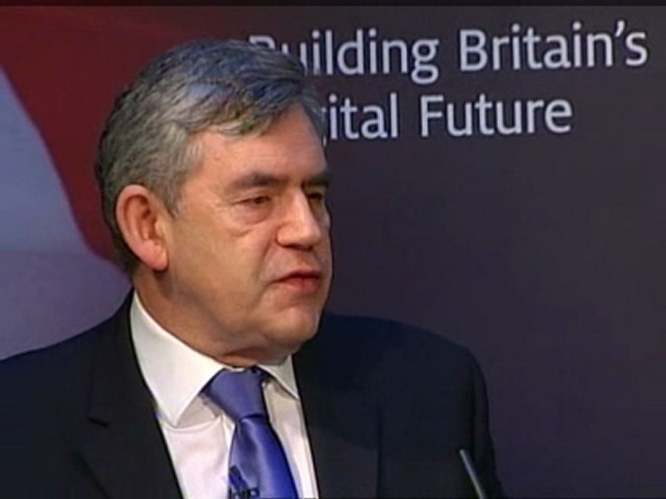 Brown pledges super-fast broadband for all