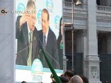 Berlusconi e il Popolo Pdl in piazza