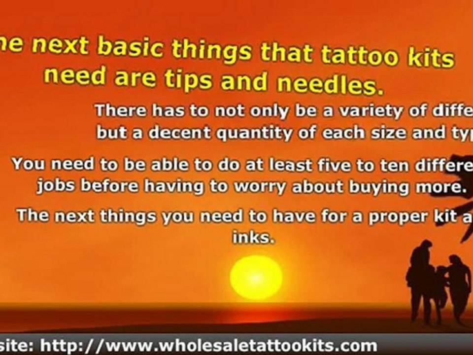 A Tattoo Artist Needs the Right Kit