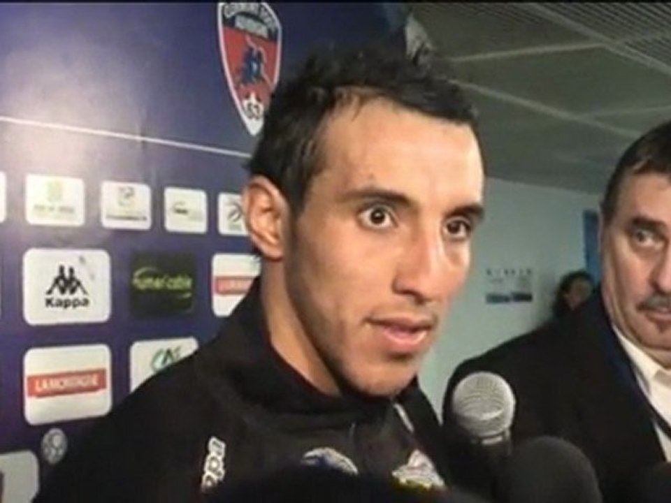 Réaction Chafik Najih   Clermont Foot Auvergne 63