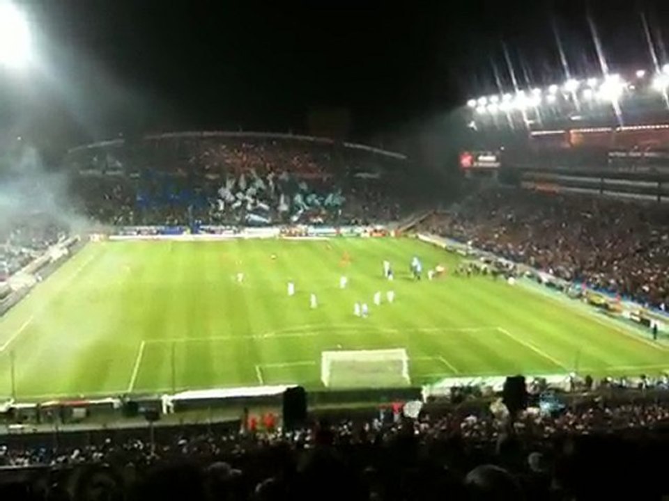 début du match avc tifo