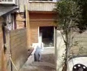 L'accès à mon appartement depuis ma grande baignoire