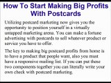 Making Big Postcard Profits From Home