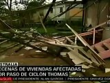 Ciclón Thomas provoca destrozos en Australia