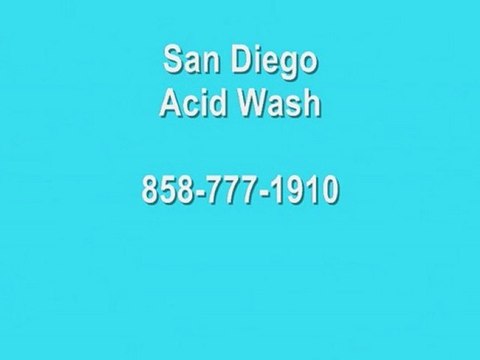 San Diego Acid Wash 858-777-1910 pool acid washing