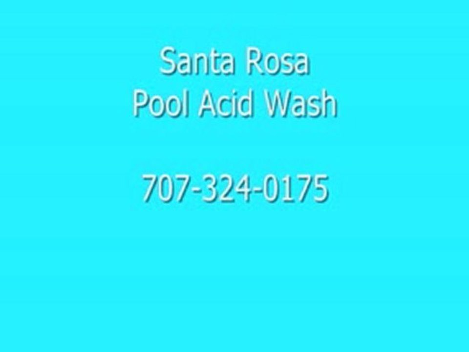 Santa Rosa Acid Wash 707-324-0175 acid washing
