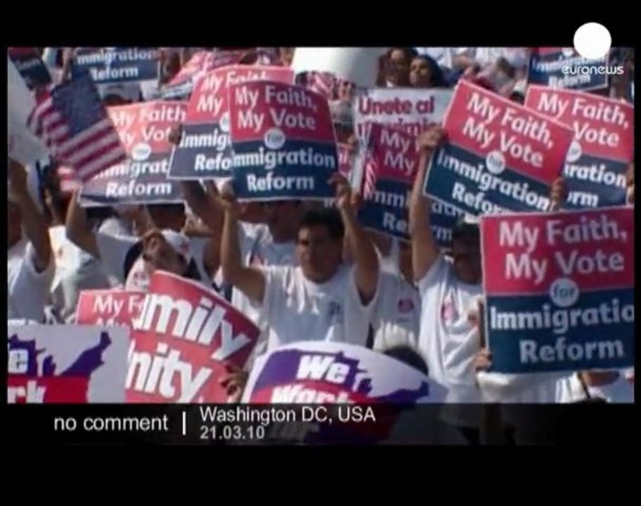 Immigration rally in Washington