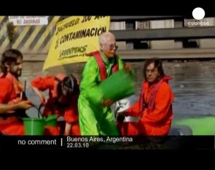 Greenpeace demonstration on World Water Day