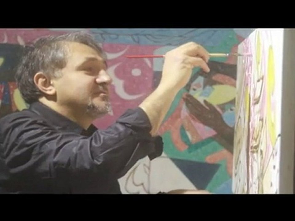 Interview Onay Akbas - Peintre - dans son atelier à Paris