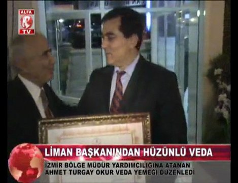 aliağa liman başkanı ahmet turgay okur veda
