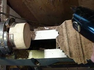 Woodworking turning a natural edge candy dish