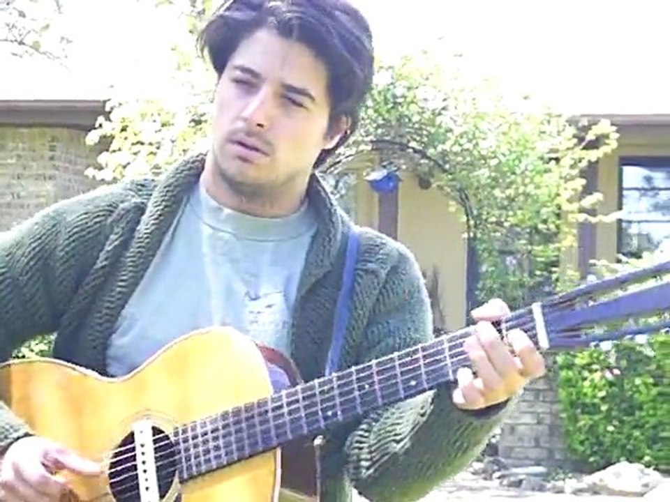 Matt Vasquez/Delta Spirit plays new song in the woods (SXSW)