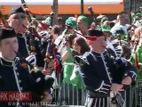 Video tour of St Patrick's day Parade in New York City
