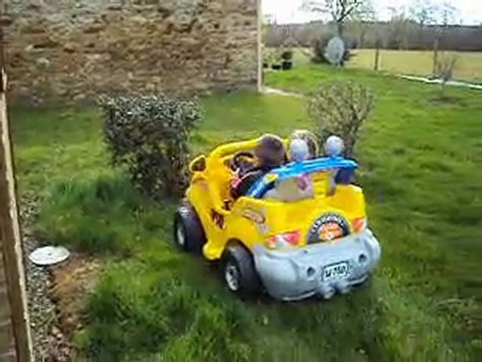 tintin et ninou en 4x4