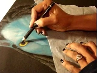 Drawing Neytiri from Avatar Movie