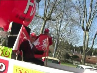 MANIFESTATION A L'APPEL DE L'INTERSYNDICALE A CARCASSONNE