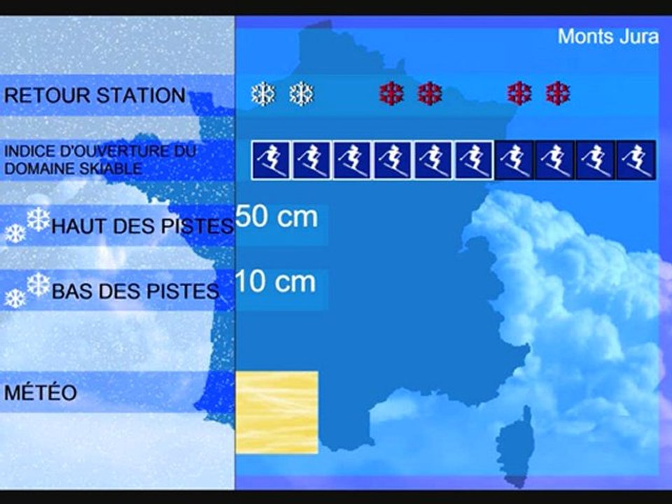 Météo des neiges 24 mars 2010