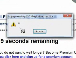 Como evitar el tiempo en rapidshare