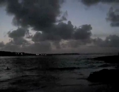 Coucher de soleil plage de Tarare le 18/03/2010