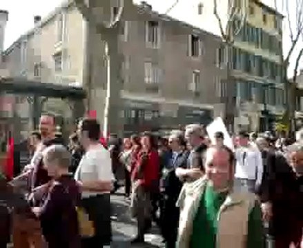 Manif du mardi 23 mars 2010 - Cahors & Figeac / Sgen-CFDT 46