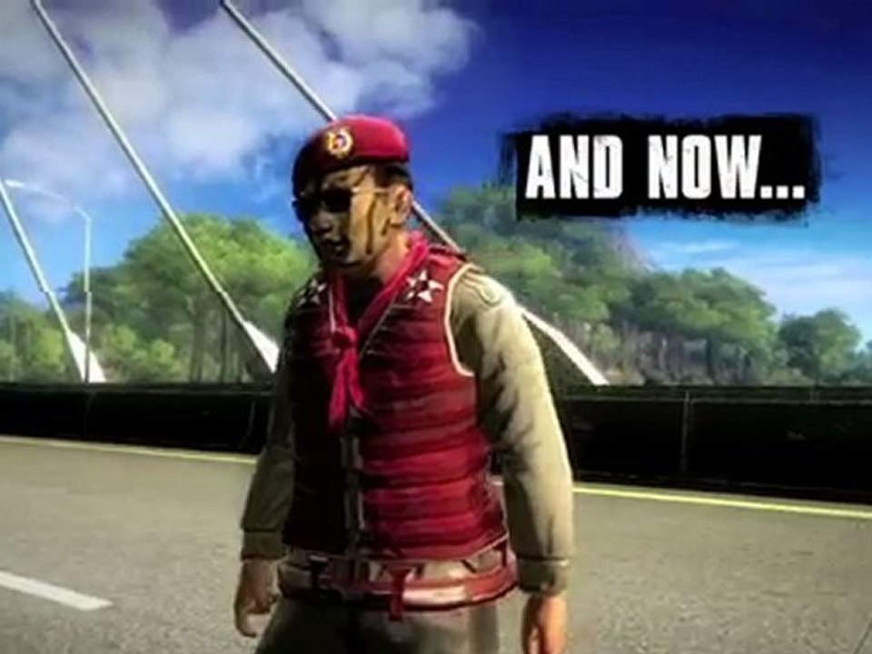 Just Cause 2 : cascade en avion