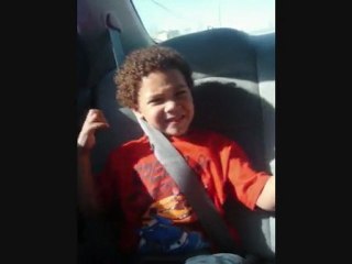 Triston The Coolest One Rocking Out To Music In The Car!!!!!
