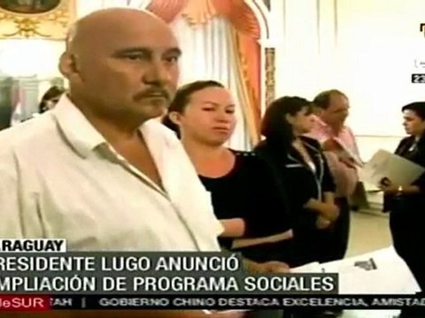 Paraguay lanza nuevos programas sociales