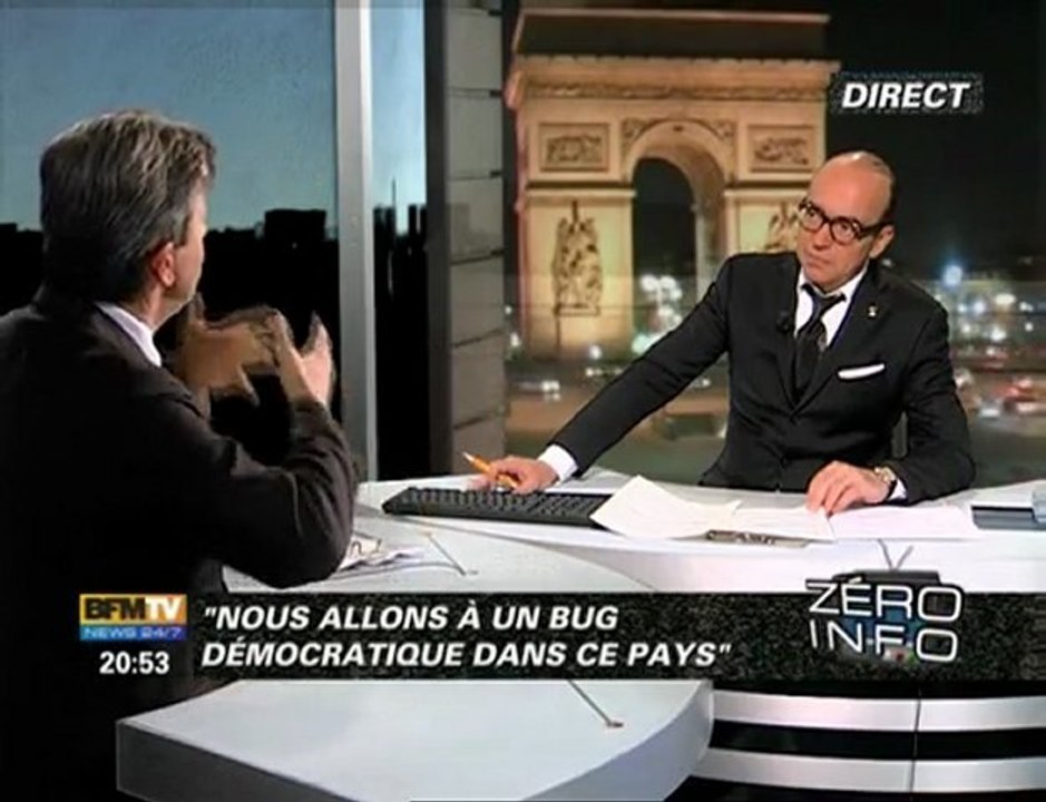 Mélenchon sur le "bug" démocratique