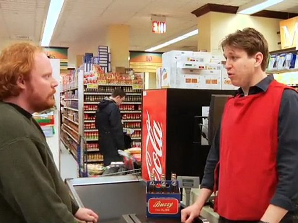 Cashier: Paper or Plastic