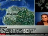 FARC aceptó iniciar liberaciones en Colombia