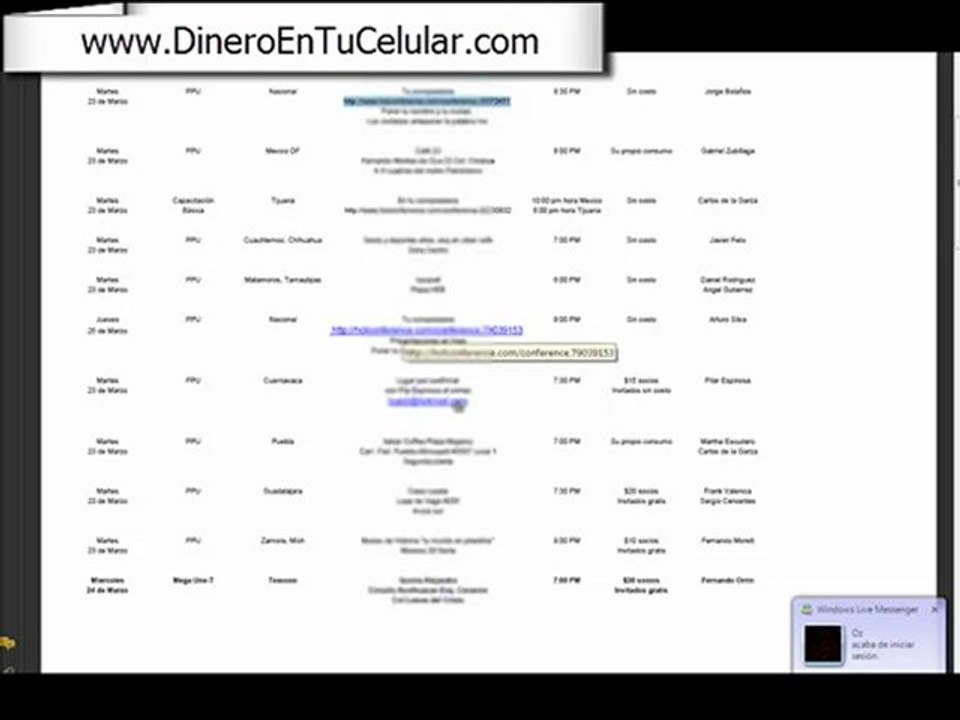 http://www.DineroEnTuCelular.com Portal Une-T