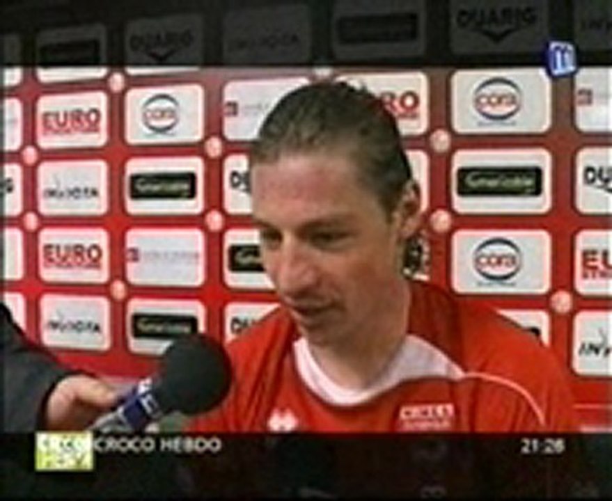 Interview après Sedan Nîmes