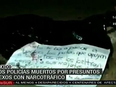 Hallan dos cadáveres de policías mutilados en Acapulco