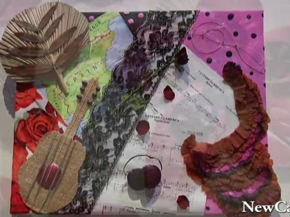 NewCa.com: Flamenco Drier Flower Painting: 2010 Canada Bloom