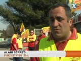 Des salariés de DHL inquiets (Saint-Jean-de-Védas)