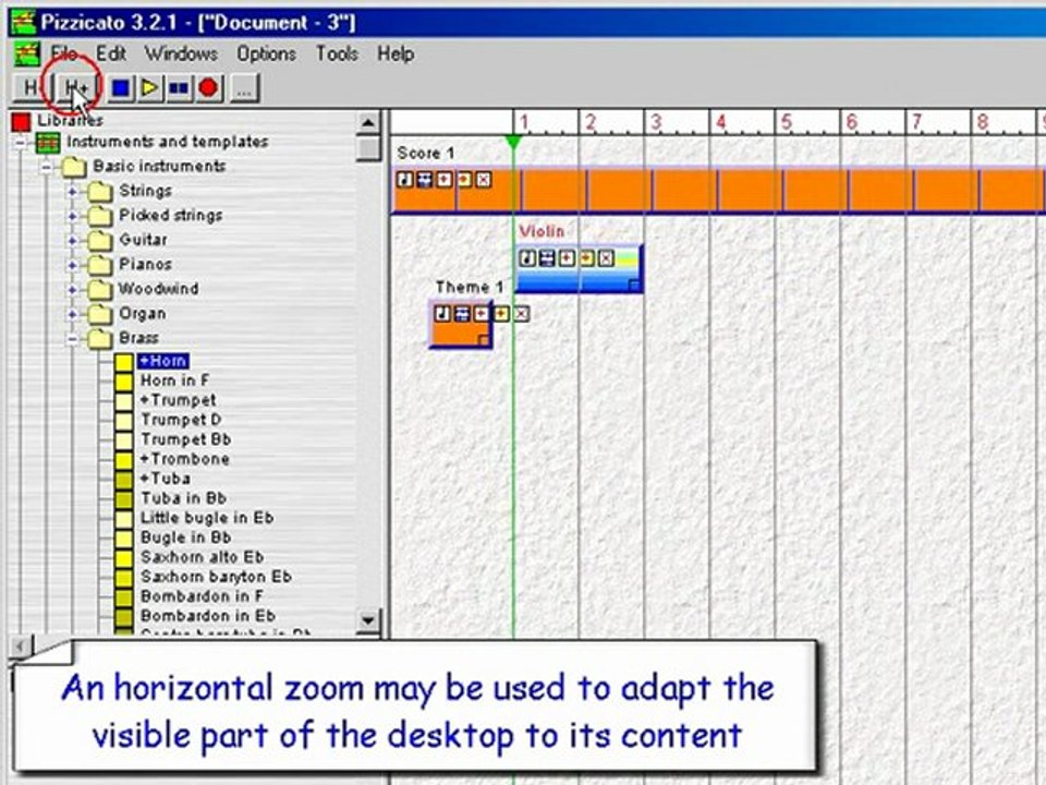 Your music deskstop - scores and instruments