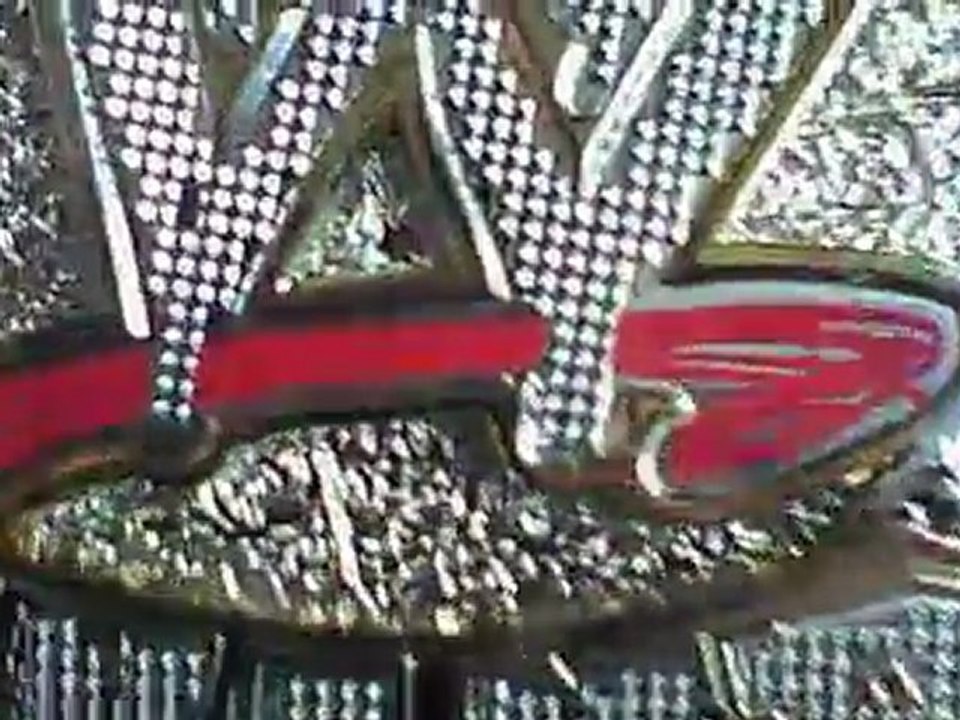 ma nouvelle ceinture de la WWE championship (MATEL)
